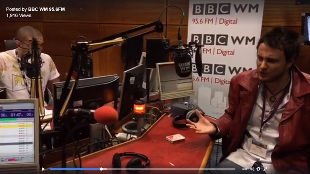 magician kidderminster mark infiniti magic bbc wm radio interview